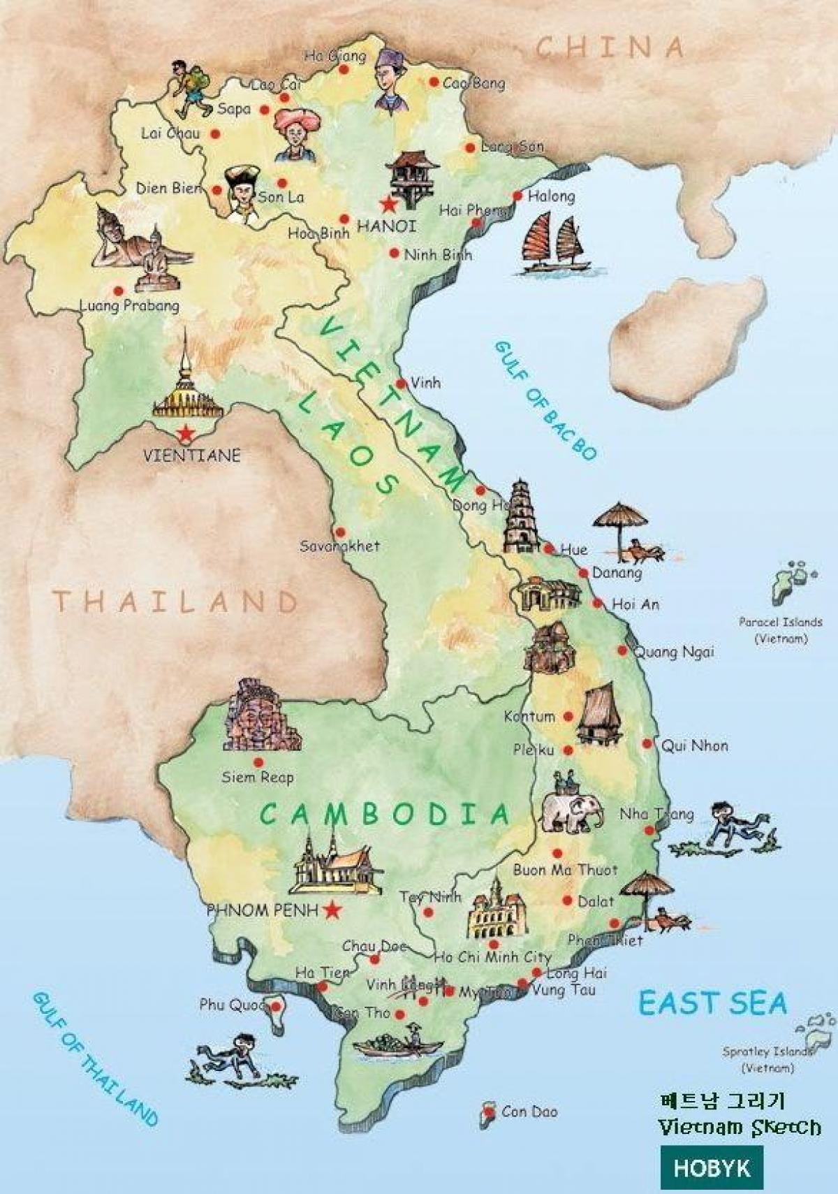 laos atraksyon kat jeyografik