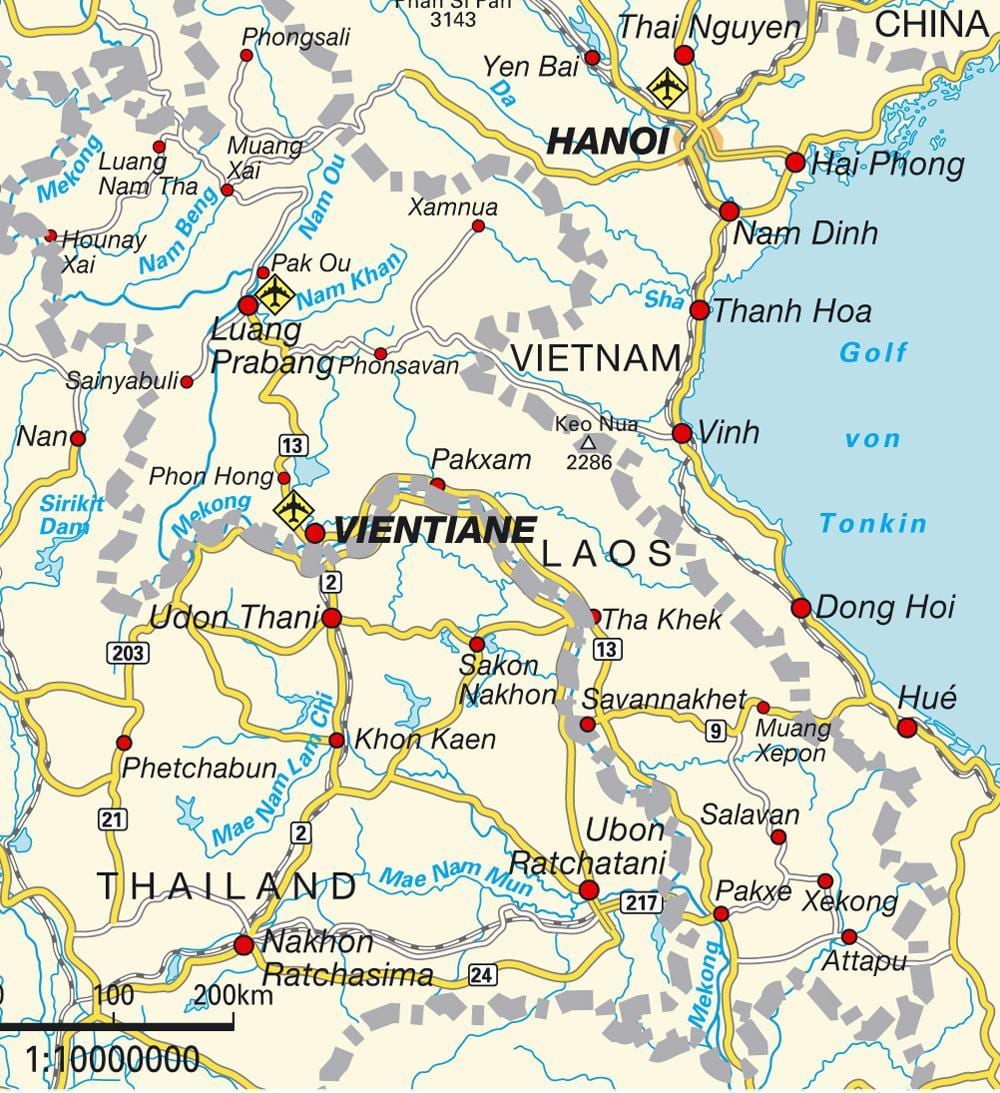èpòt nan laos kat jeyografik