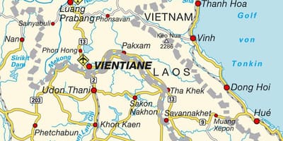 Èpòt nan laos kat jeyografik